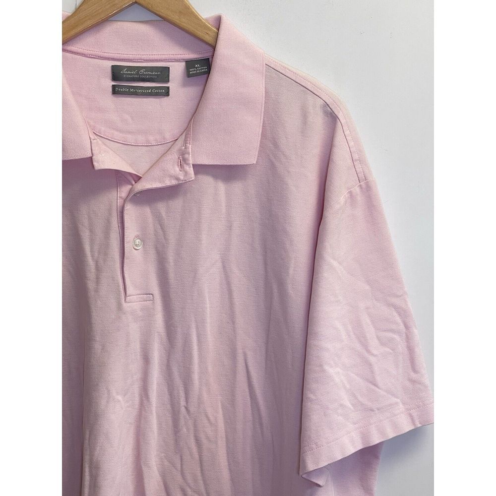Lot Of‎ 2 IZOD, Daniel Cremieux Polo Shirts Men's XL Light Pink, Orange - Picture 9 of 11